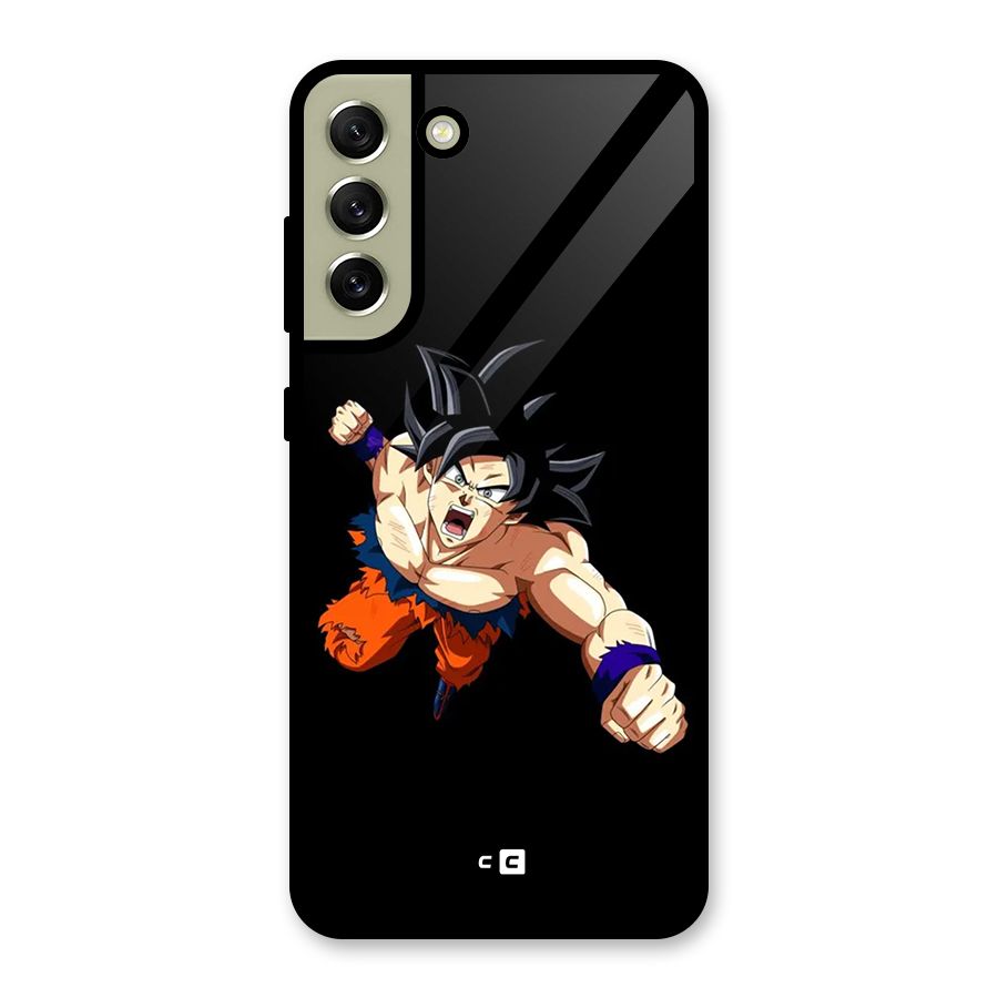 Fighting Goku Glass Back Case for Galaxy S21 FE 5G