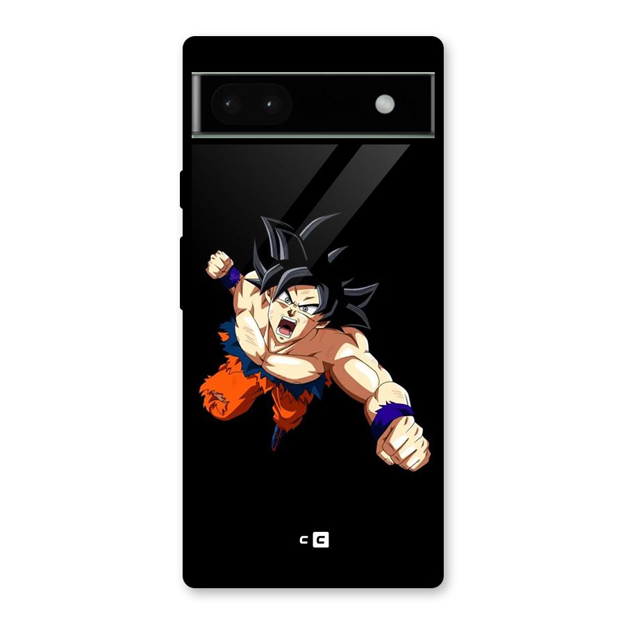 Fighting Goku Glass Back Case for Google Pixel 6a