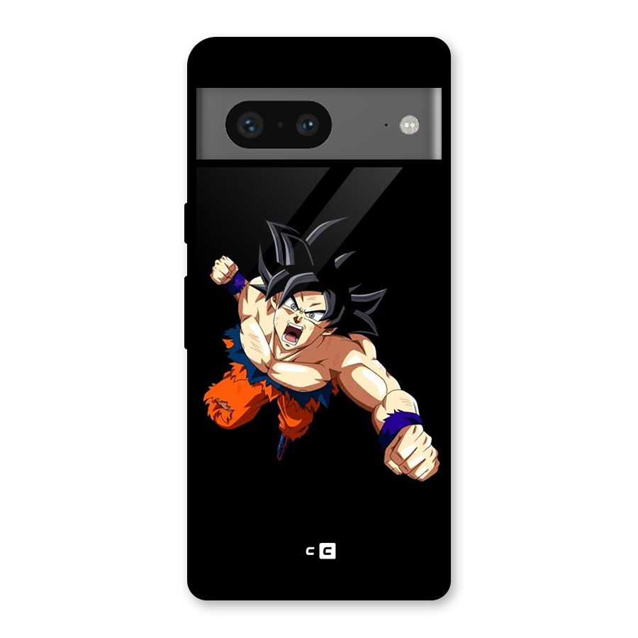 Fighting Goku Glass Back Case for Google Pixel 7