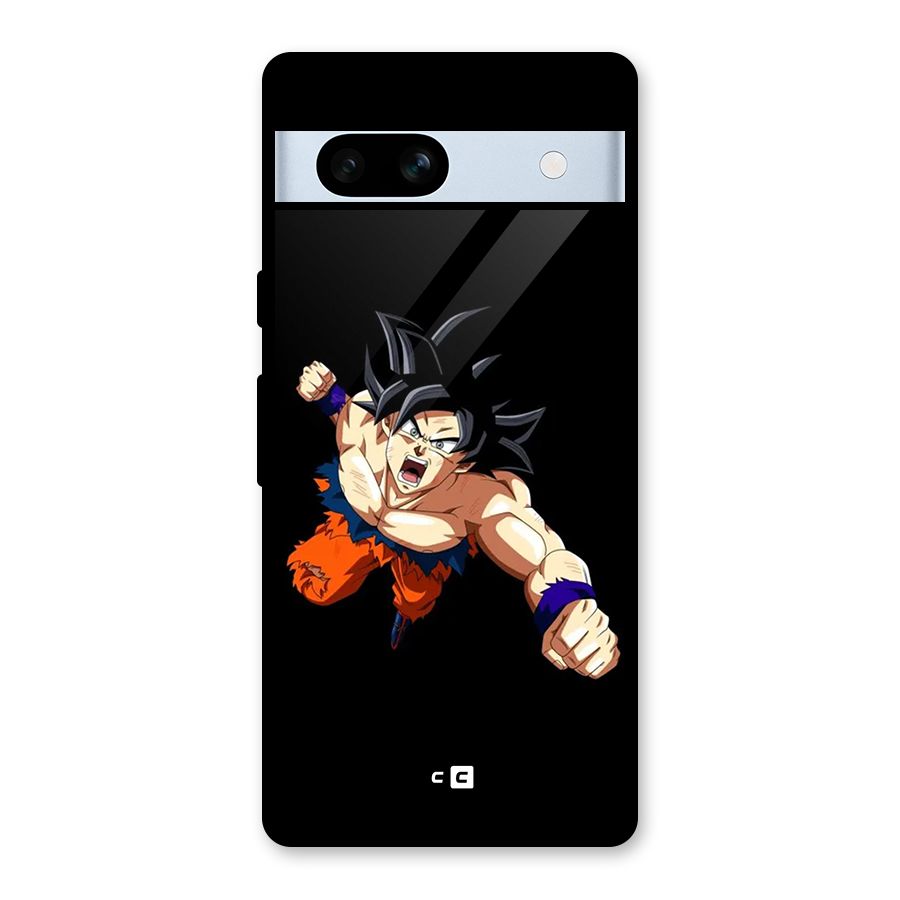 Fighting Goku Glass Back Case for Google Pixel 7a