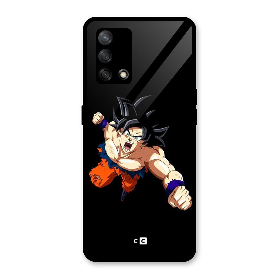 Fighting Goku Glass Back Case for Oppo F19