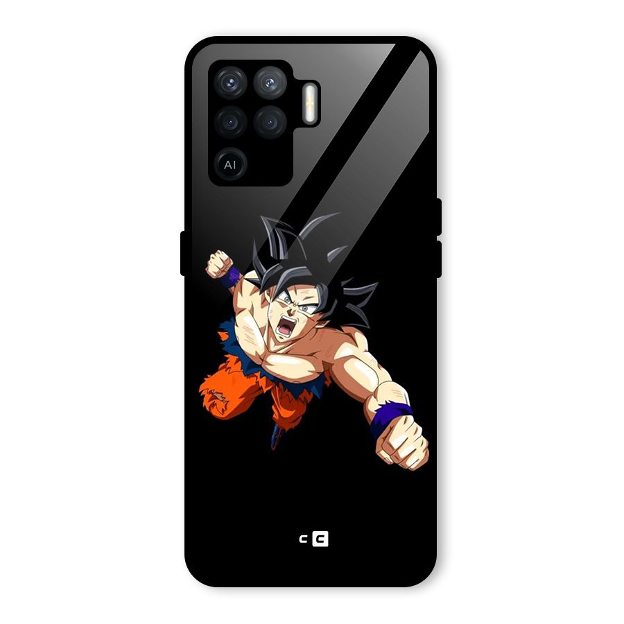 Fighting Goku Glass Back Case for Oppo F19 Pro