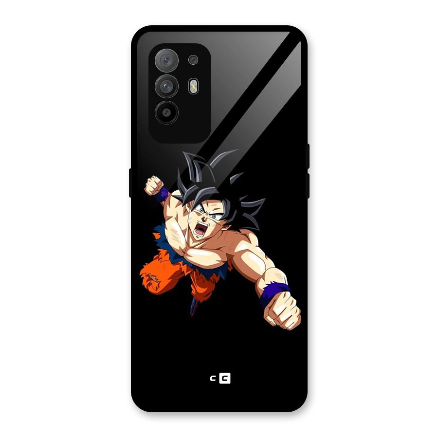 Fighting Goku Glass Back Case for Oppo F19 Pro Plus 5G
