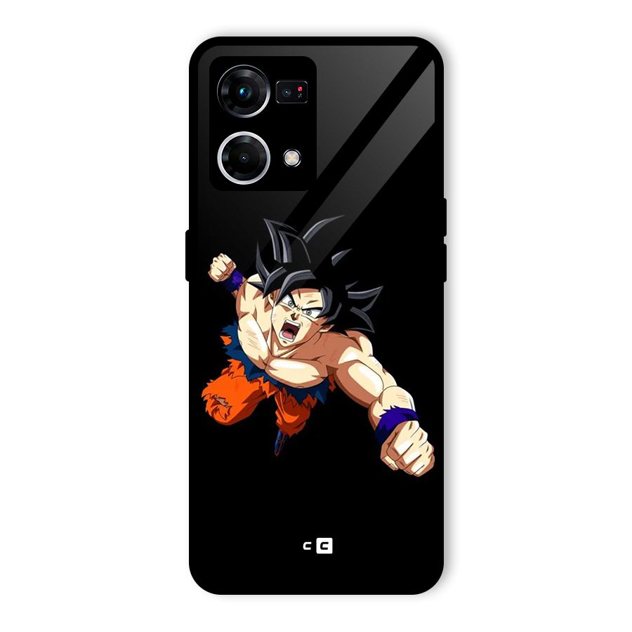 Fighting Goku Glass Back Case for Oppo F21 Pro 4G