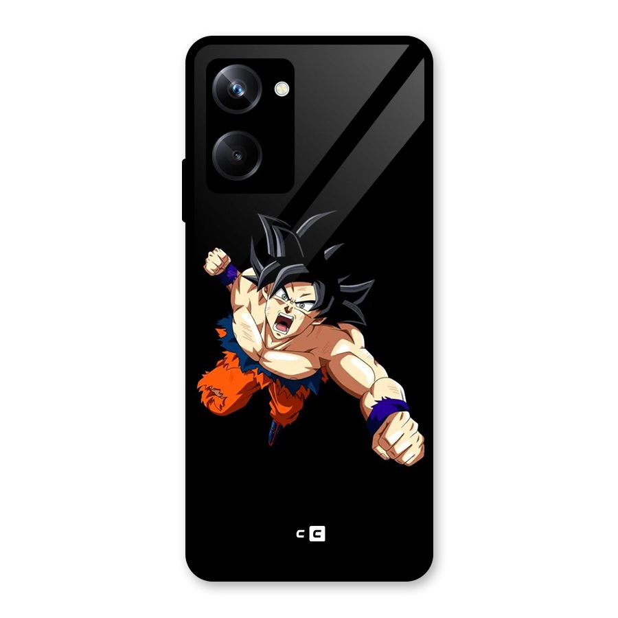 Fighting Goku Glass Back Case for Realme 10 Pro