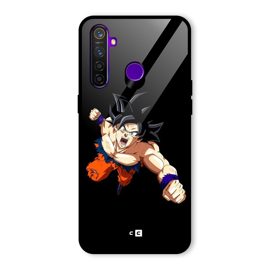 Fighting Goku Glass Back Case for Realme 5 Pro