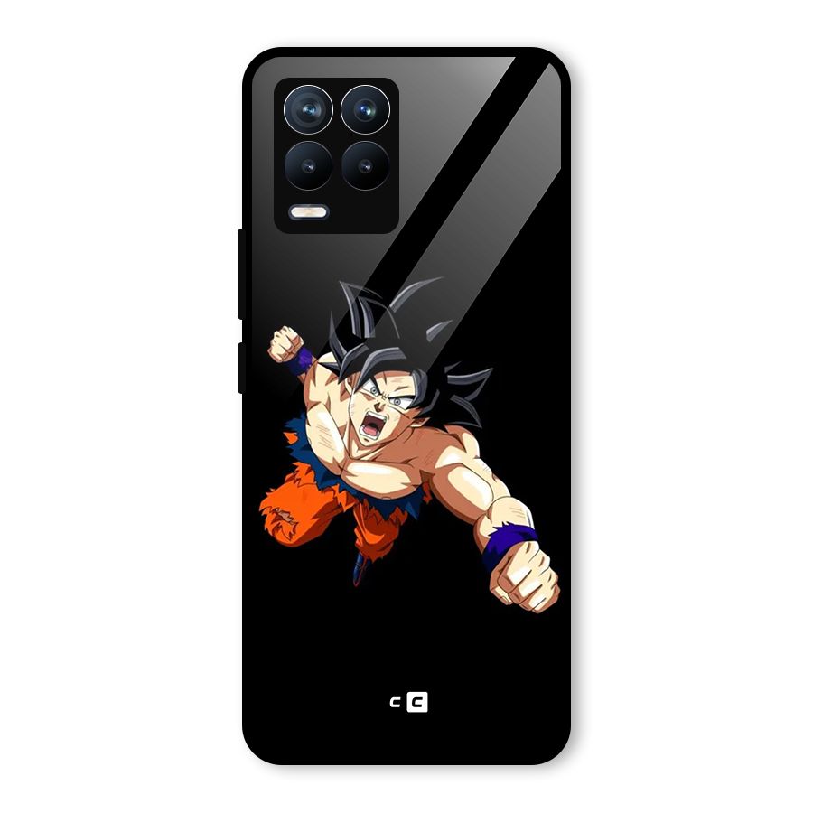Fighting Goku Glass Back Case for Realme 8