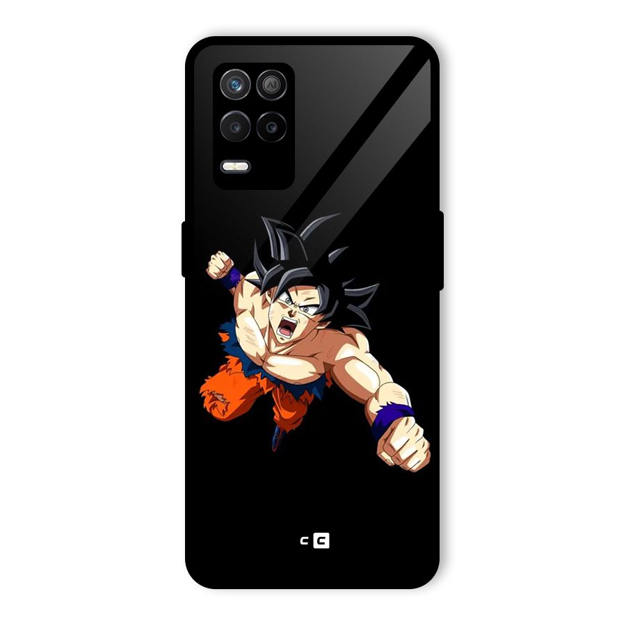 Fighting Goku Glass Back Case for Realme 8 5G