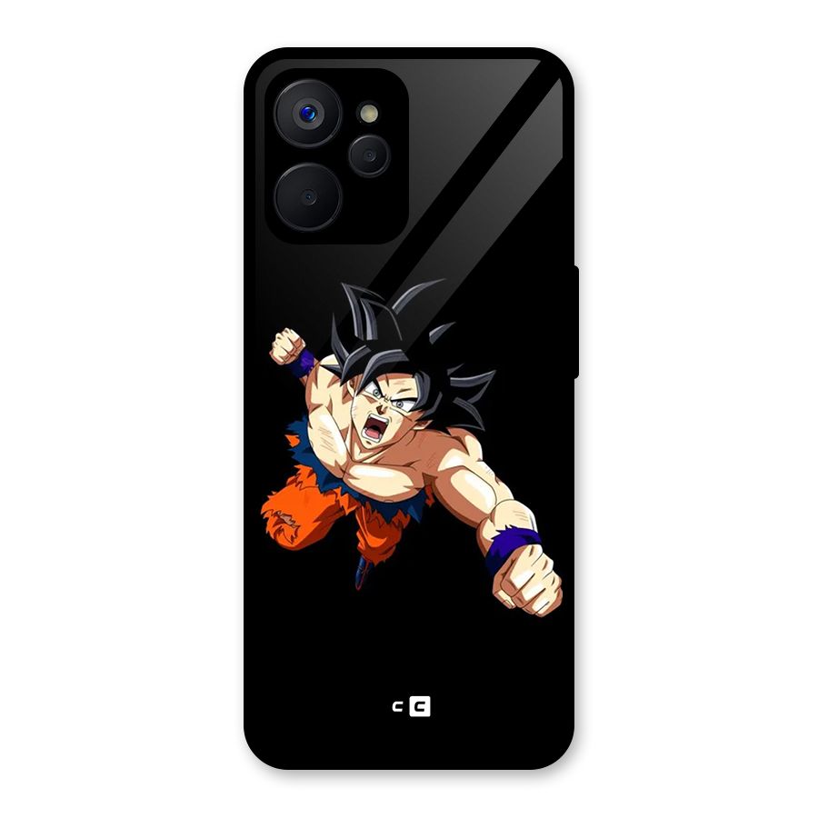 Fighting Goku Glass Back Case for Realme 9i 5G