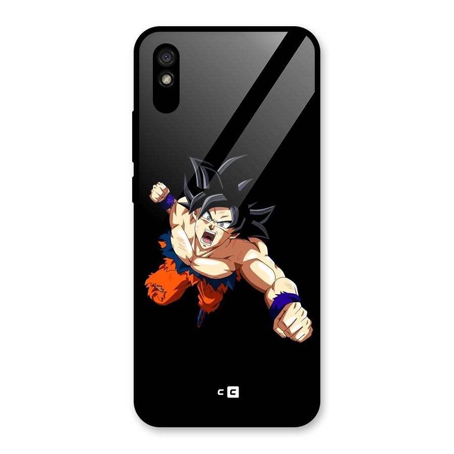 Fighting Goku Glass Back Case for Redmi 9A