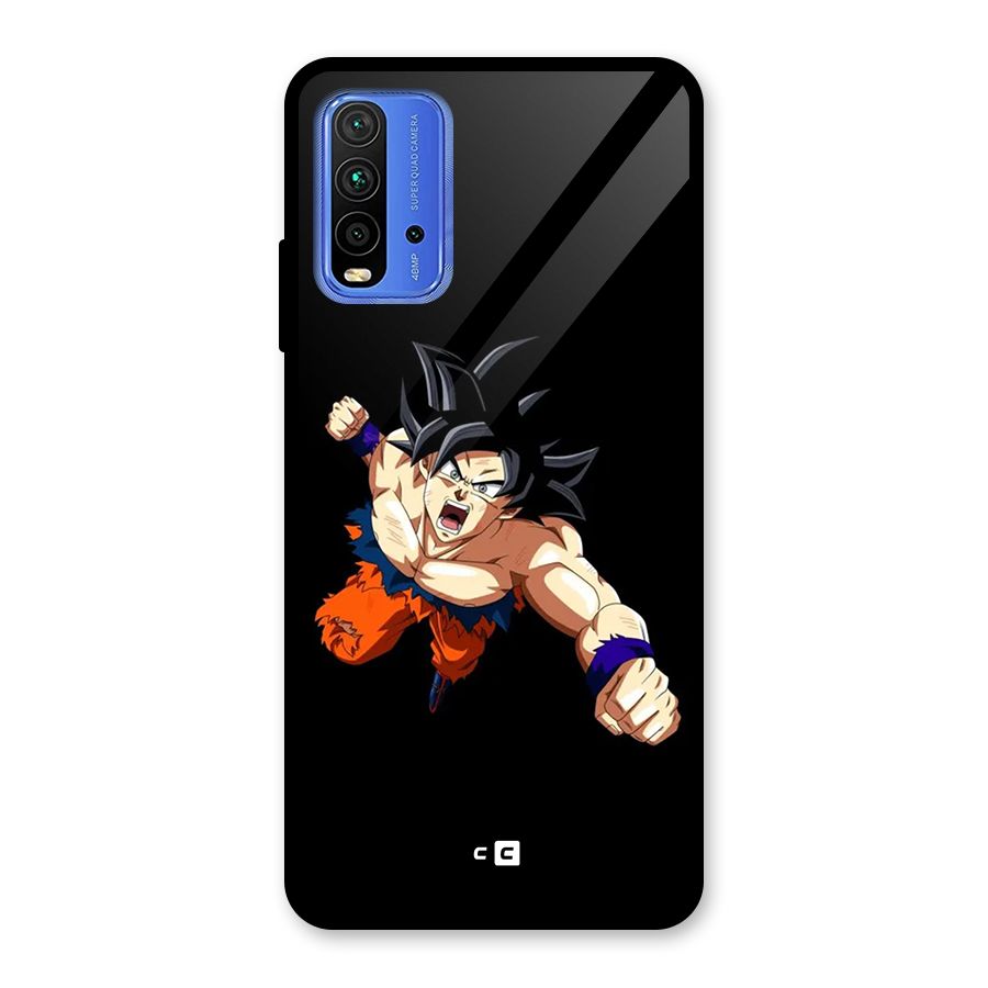 Fighting Goku Glass Back Case for Redmi 9 Power