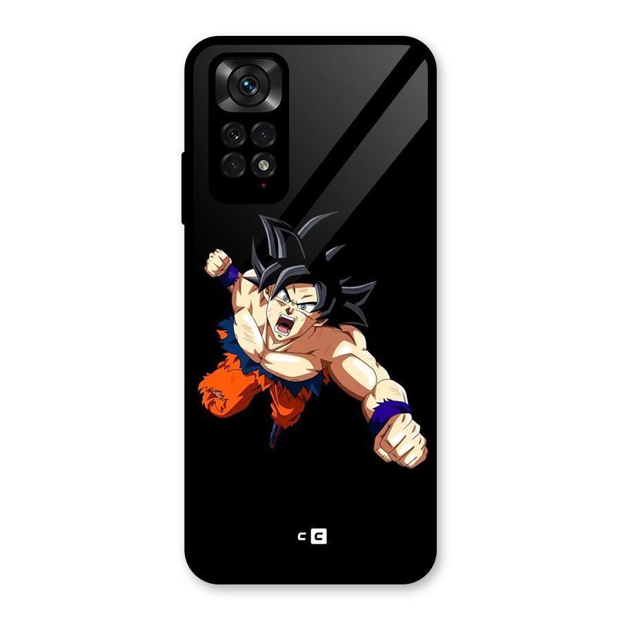 Fighting Goku Glass Back Case for Redmi Note 11
