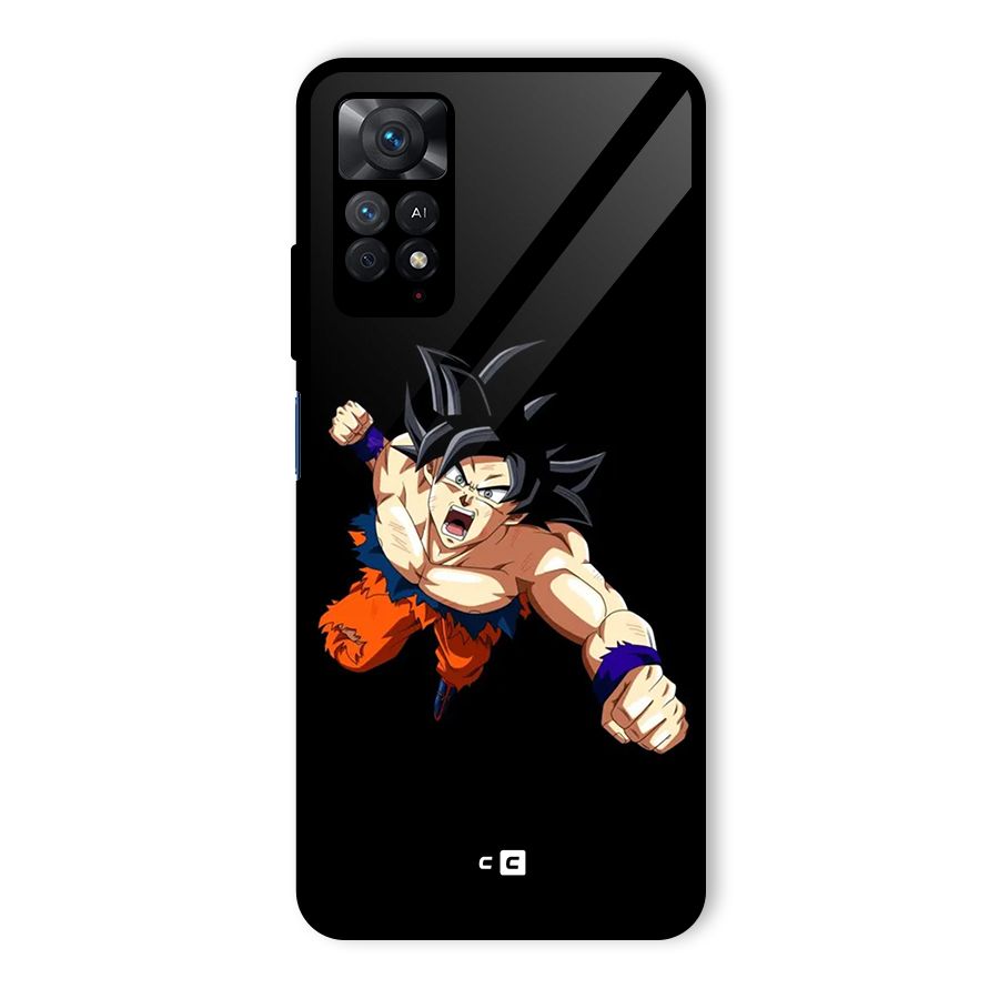 Fighting Goku Glass Back Case for Redmi Note 11 Pro