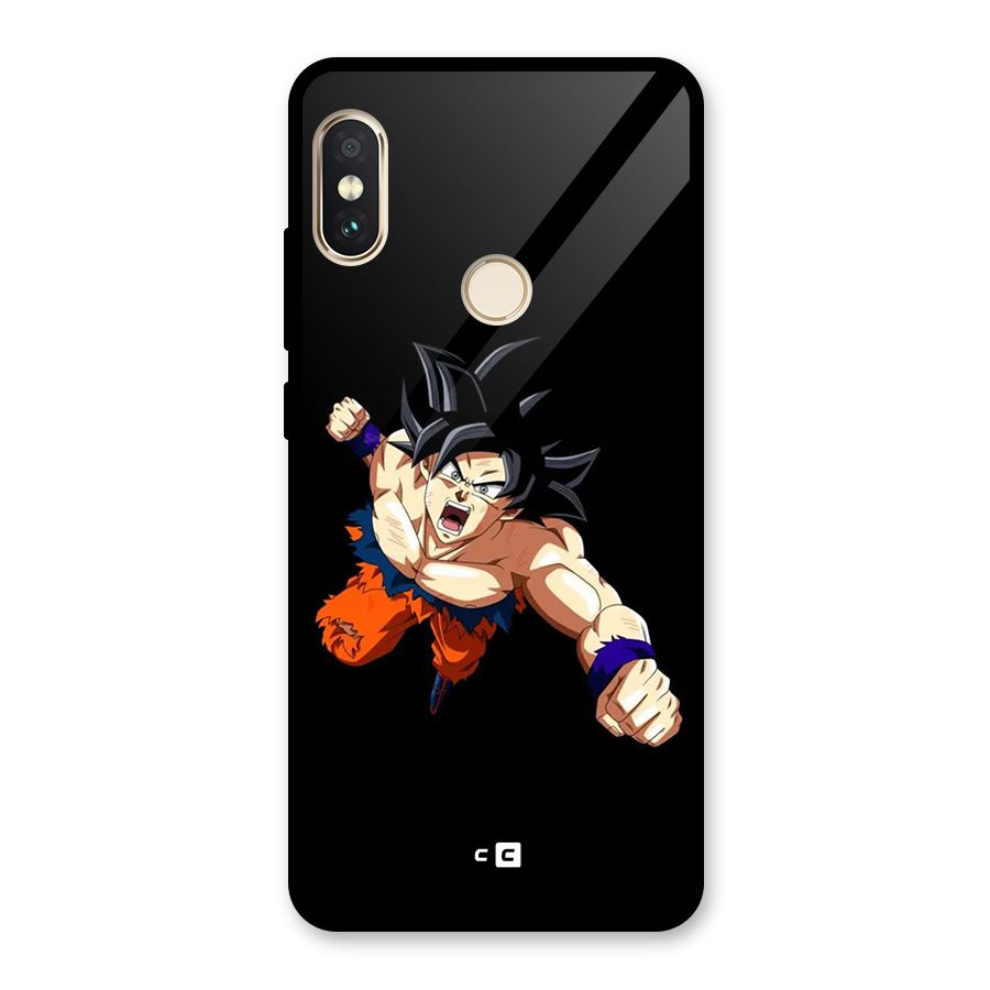 Fighting Goku Glass Back Case for Redmi Note 5 Pro