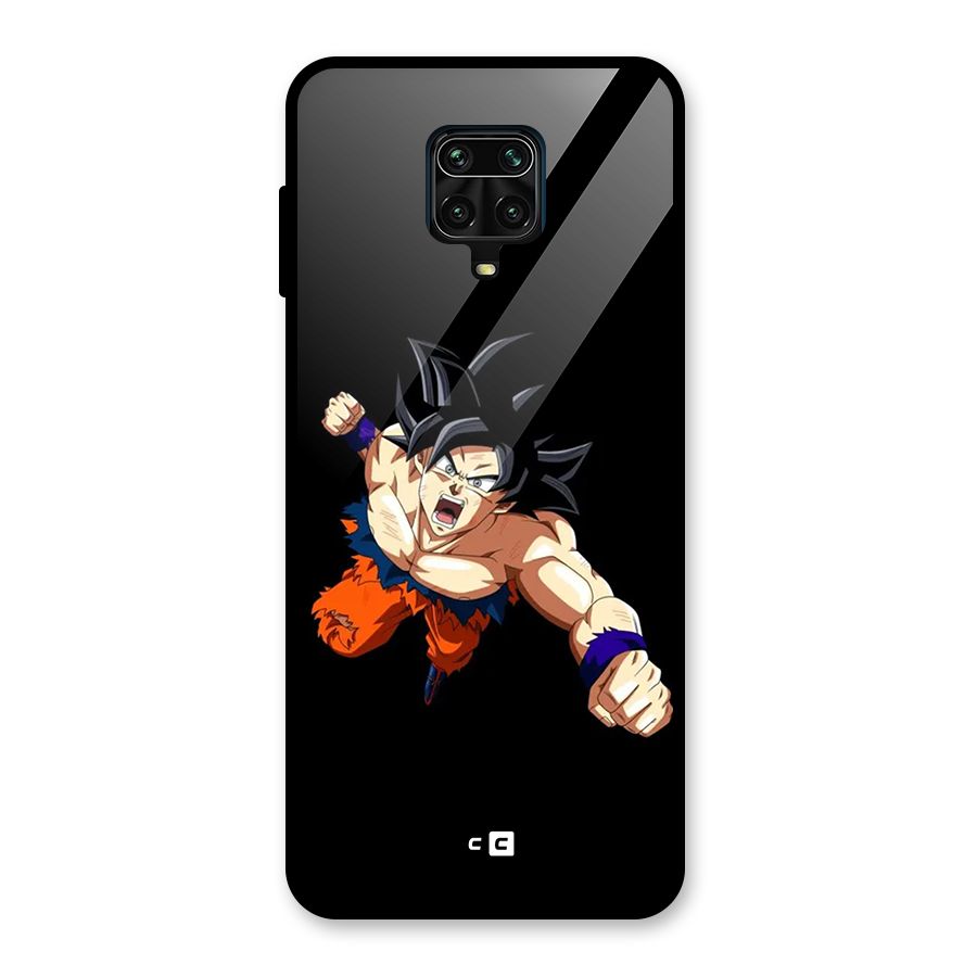 Fighting Goku Glass Back Case for Redmi Note 9 Pro