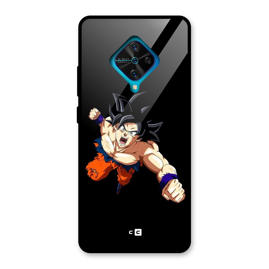 Fighting Goku Glass Back Case for Vivo S1 Pro