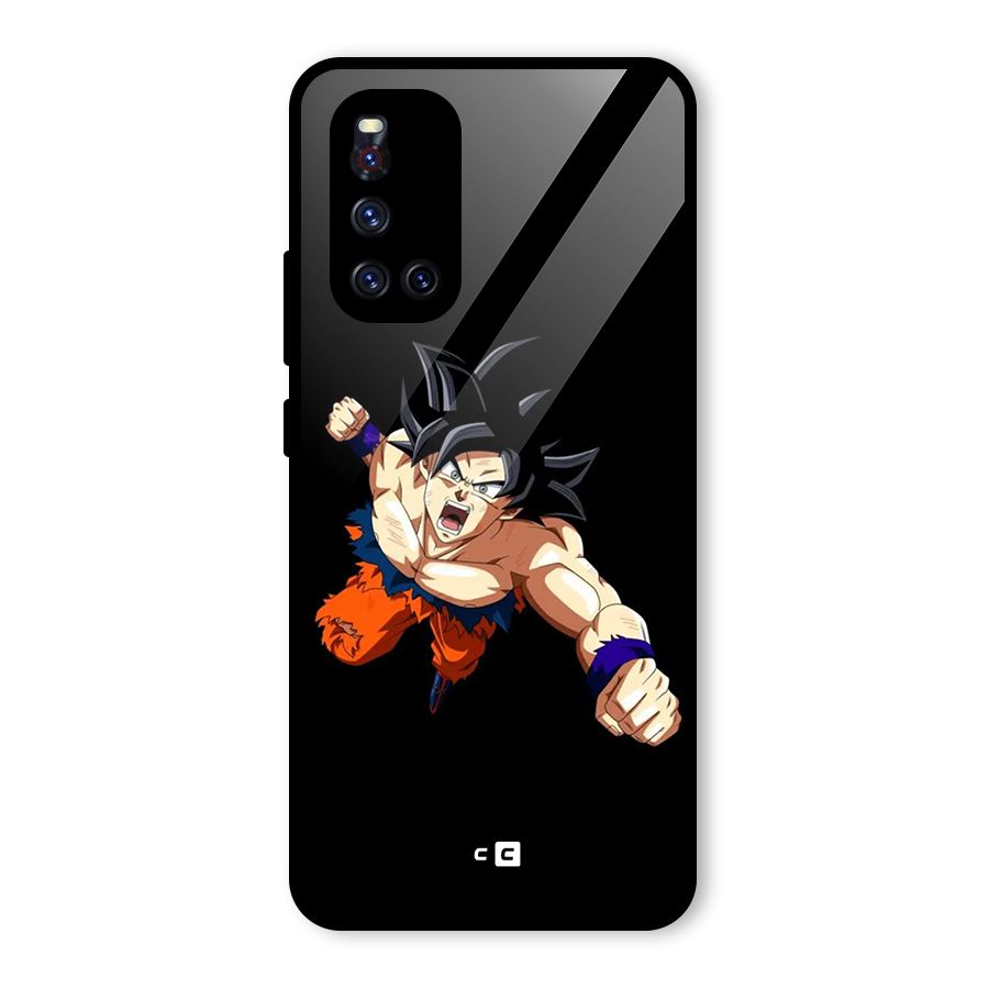 Fighting Goku Glass Back Case for Vivo V19
