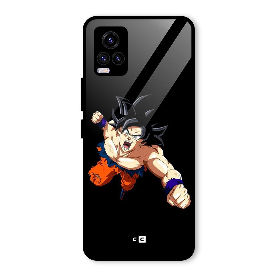 Fighting Goku Glass Back Case for Vivo V20