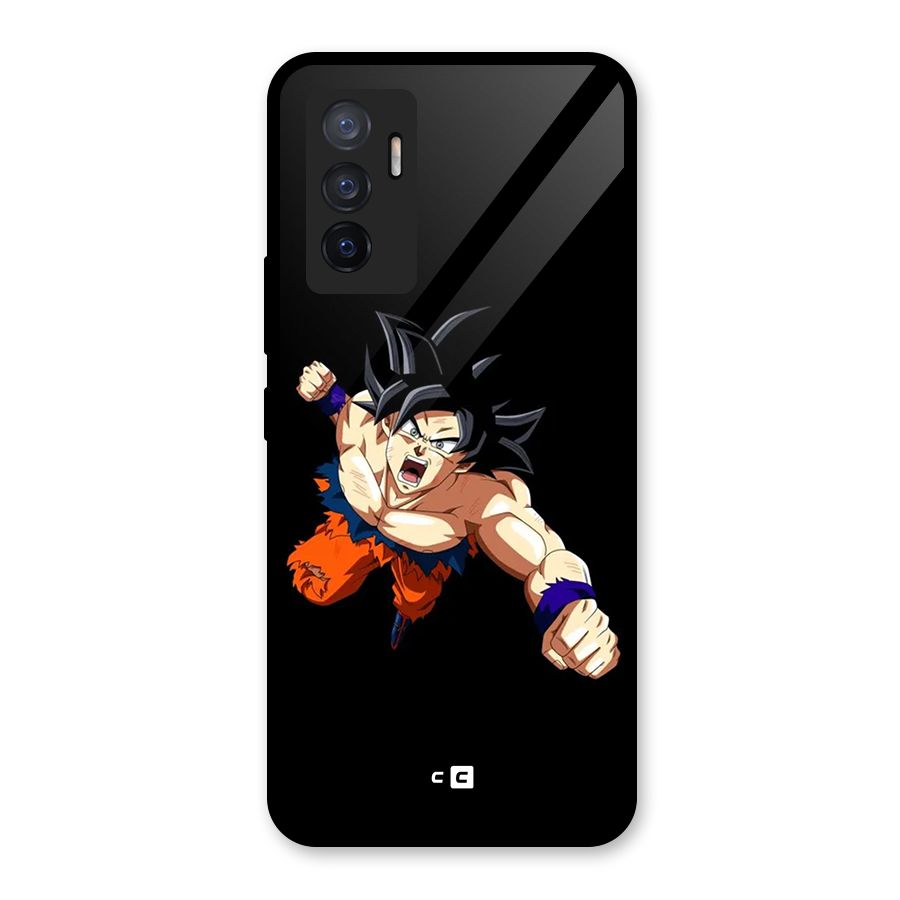 Fighting Goku Glass Back Case for Vivo V23e