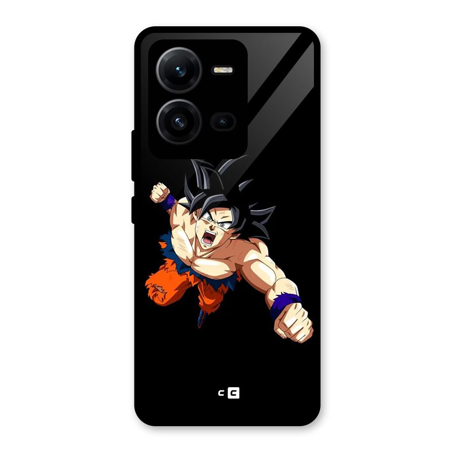 Fighting Goku Glass Back Case for Vivo V25