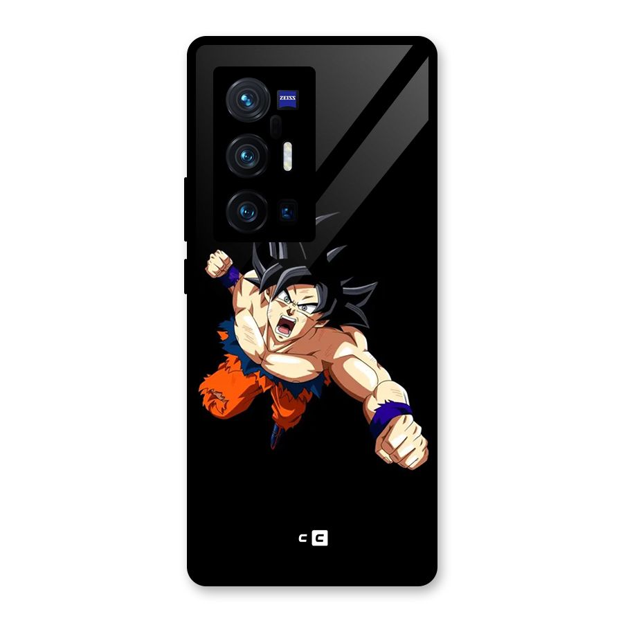 Fighting Goku Glass Back Case for Vivo X70 Pro Plus