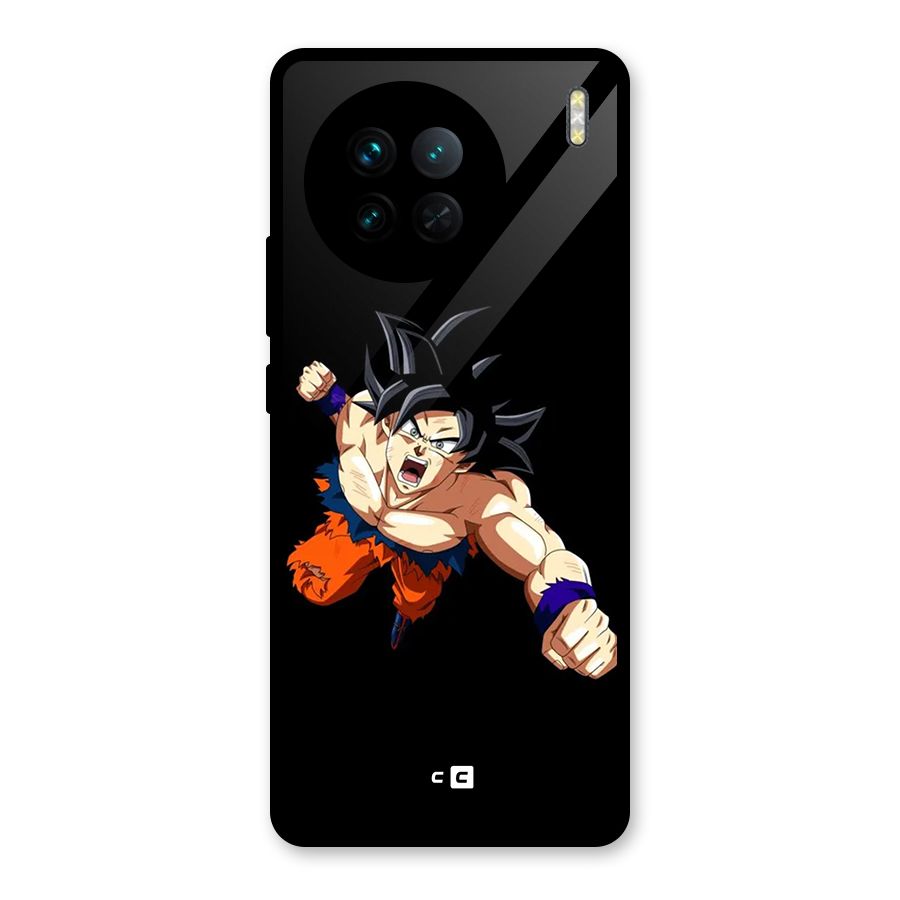 Fighting Goku Glass Back Case for Vivo X90