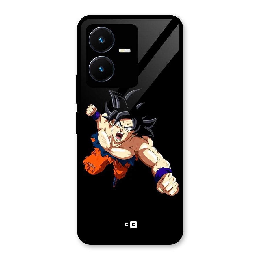 Fighting Goku Glass Back Case for Vivo Y22