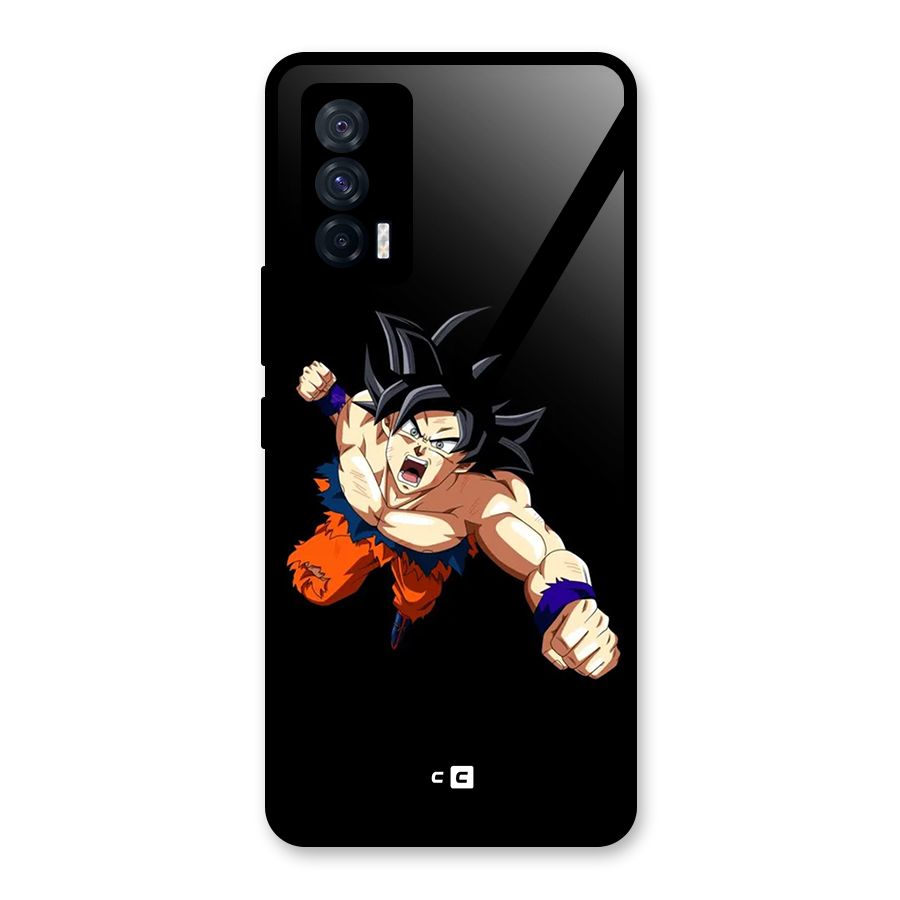 Fighting Goku Glass Back Case for Vivo iQOO 7 5G