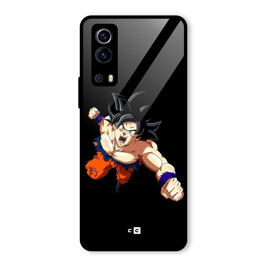 Fighting Goku Glass Back Case for Vivo iQOO Z3