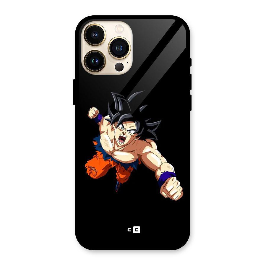 Fighting Goku Glass Back Case for iPhone 13 Pro Max