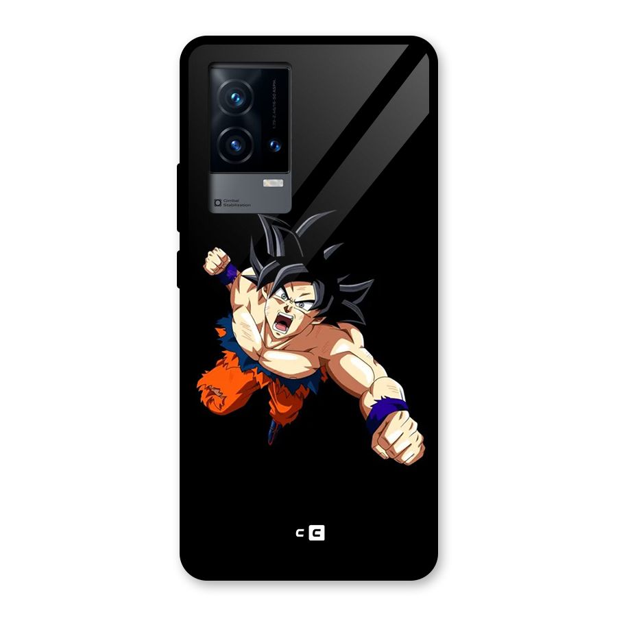 Fighting Goku Glass Back Case for iQOO 9 5G