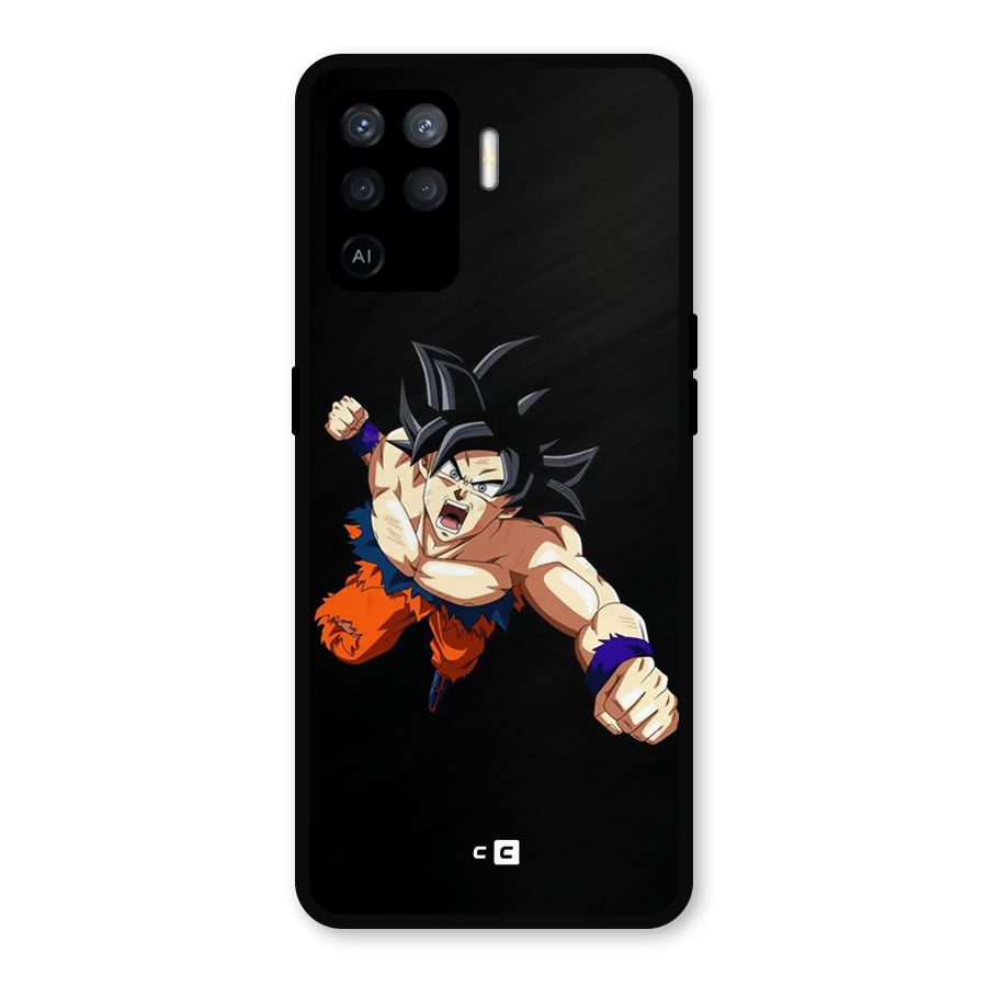 Fighting Goku Metal Back Case for Oppo F19 Pro