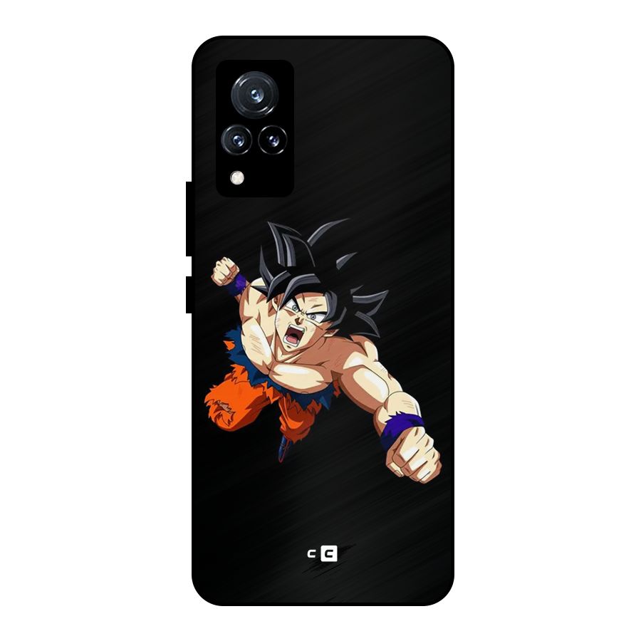Fighting Goku Metal Back Case for Vivo V21 5G