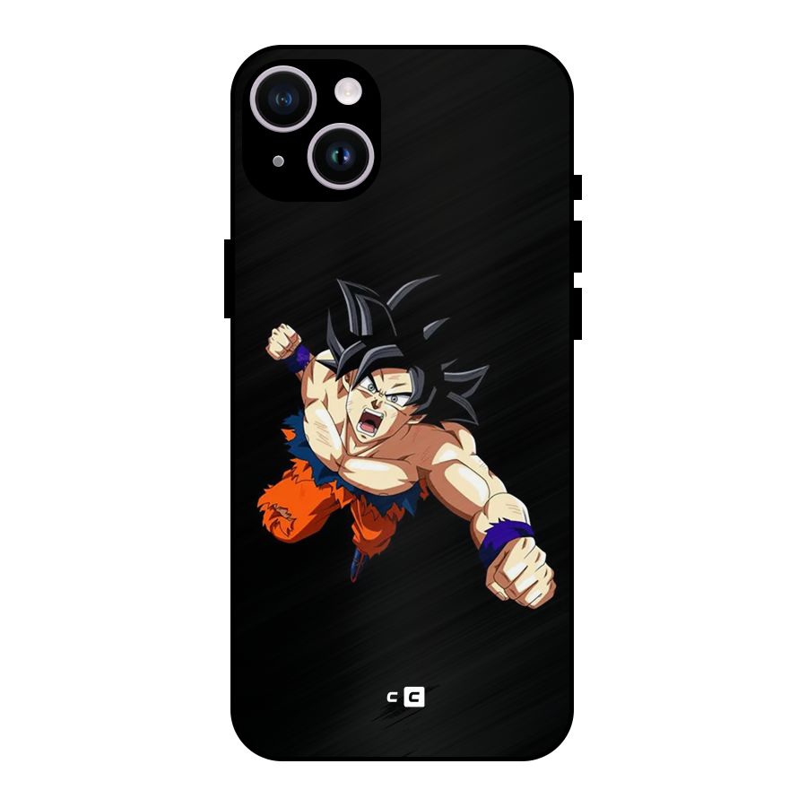 Fighting Goku Metal Back Case for iPhone 14 Plus