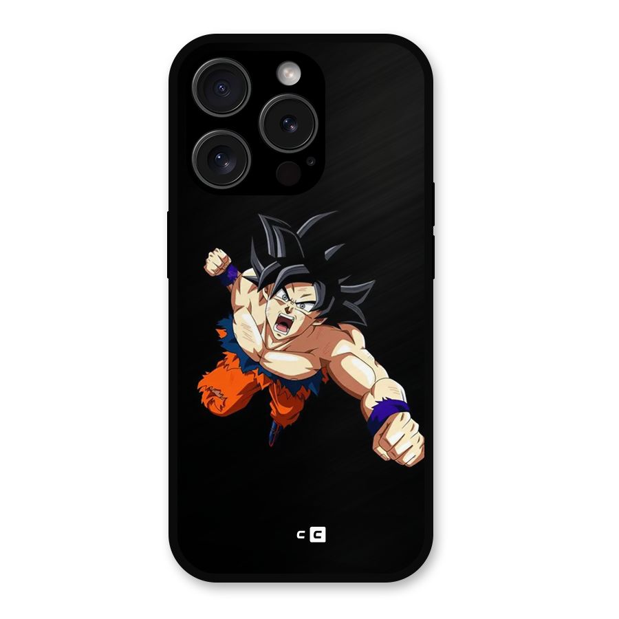Fighting Goku Metal Back Case for iPhone 15 Pro