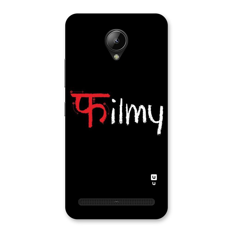 Filmy Back Case for Lenovo C2