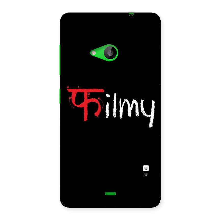 Filmy Back Case for Lumia 535