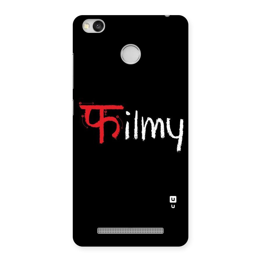 Filmy Back Case for Redmi 3S Prime