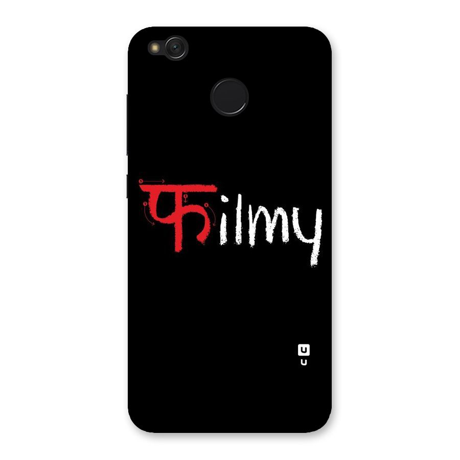 Filmy Back Case for Redmi 4