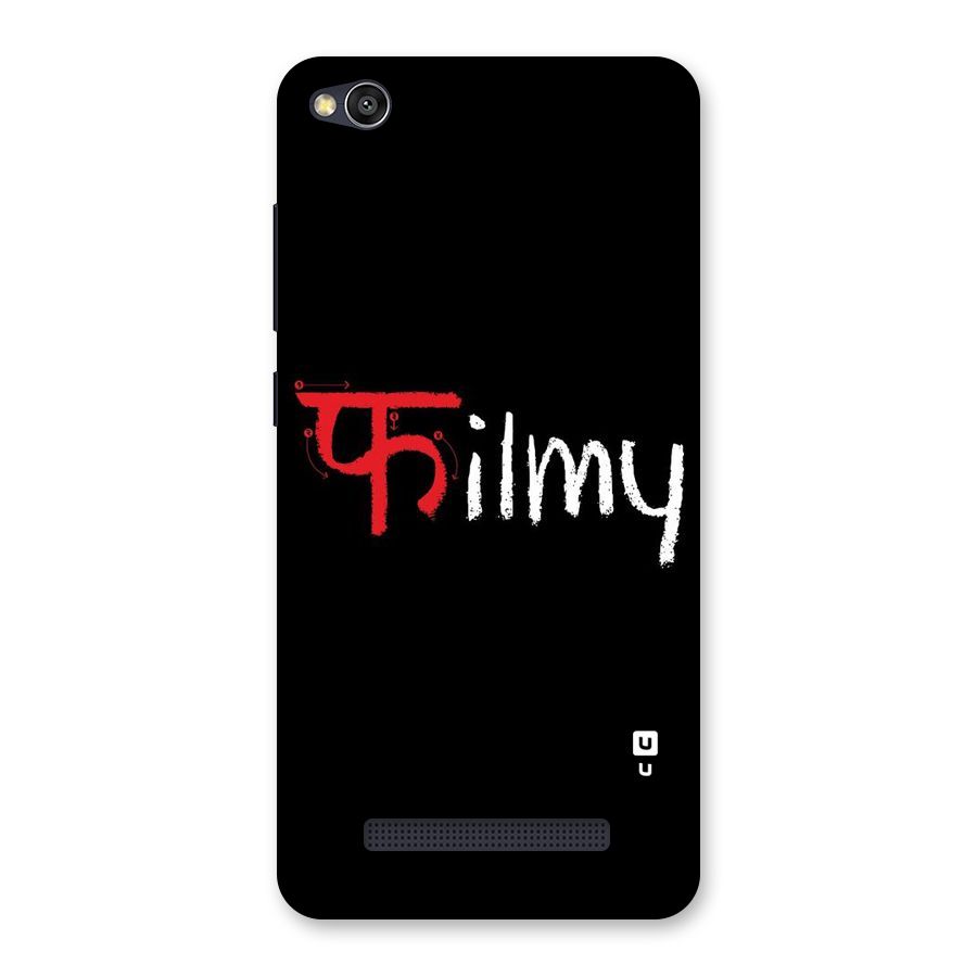 Filmy Back Case for Redmi 4A