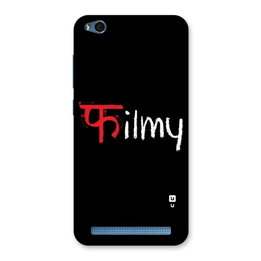 Filmy Back Case for Redmi 5A