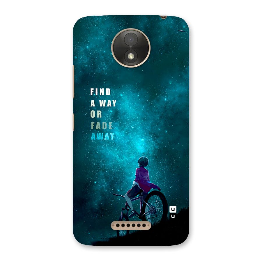 Find Your Way Back Case for Moto C Plus