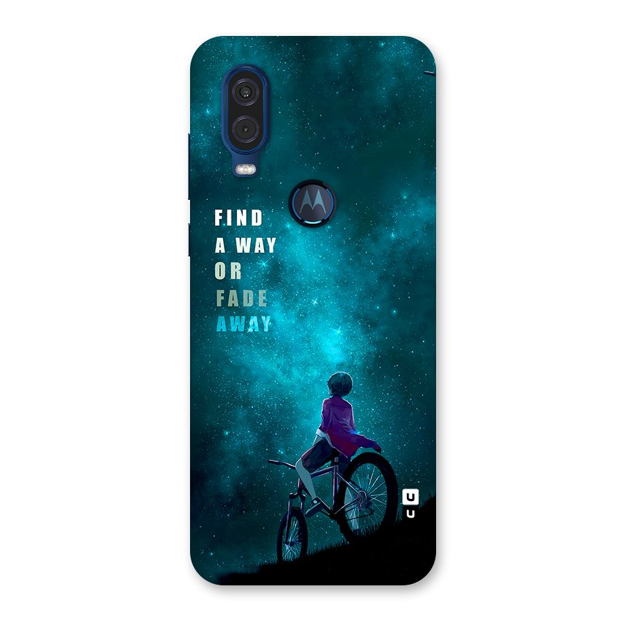 Find Your Way Back Case for Motorola One Vision