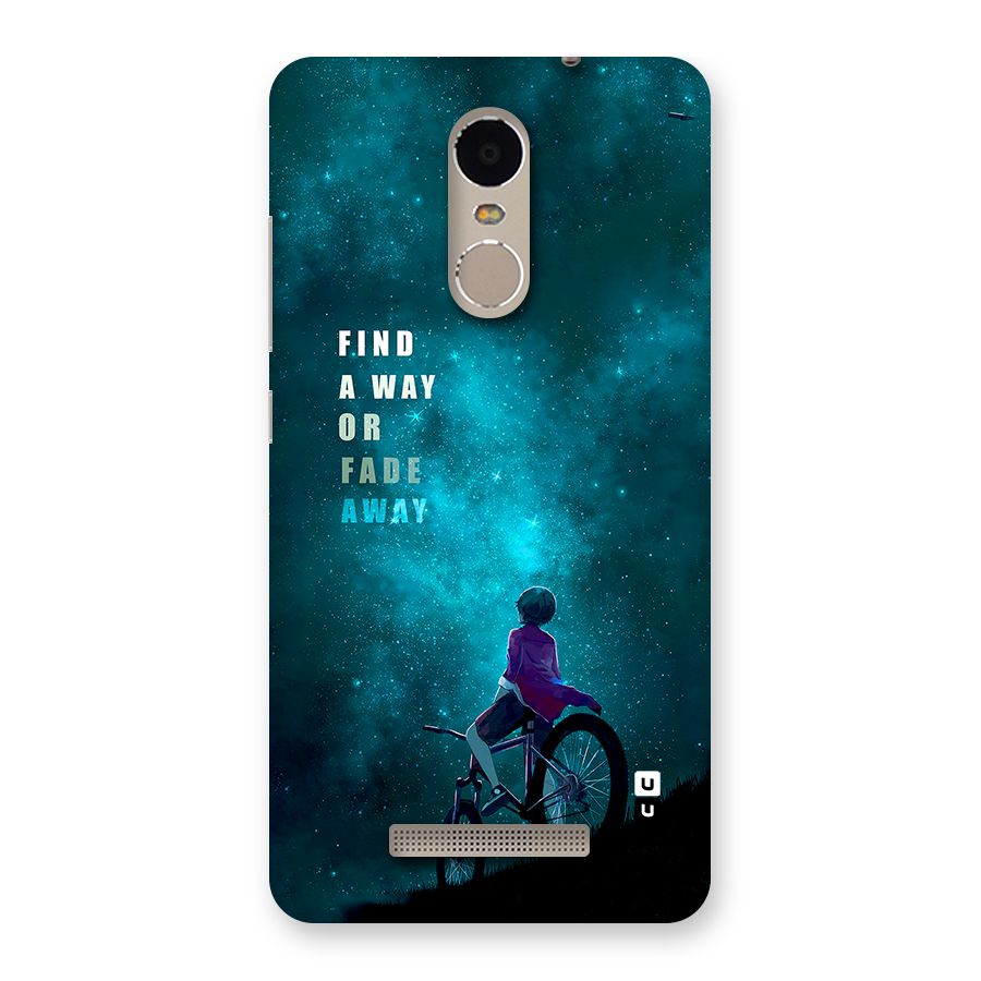 Find Your Way Back Case for Redmi Note 3