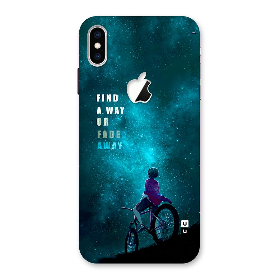 Find Your Way Back Case for iPhone XS Max Apple Cut