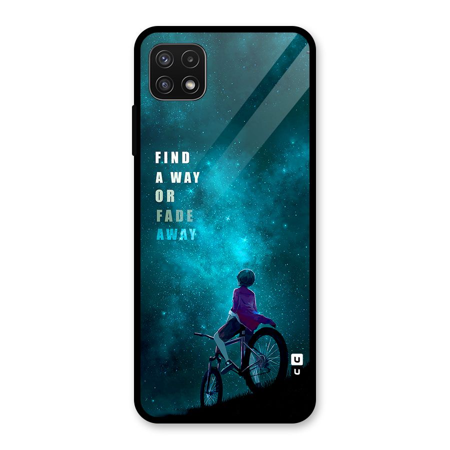 Find Your Way Glass Back Case for Galaxy A22 5G