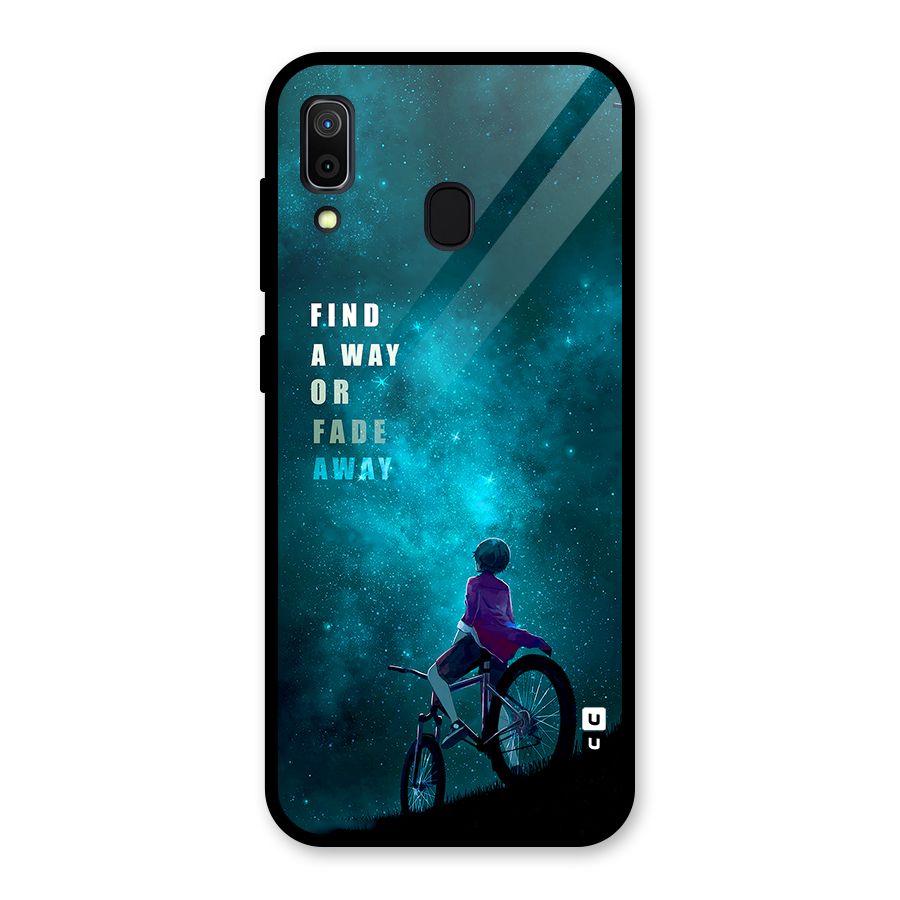 Find Your Way Glass Back Case for Galaxy A30