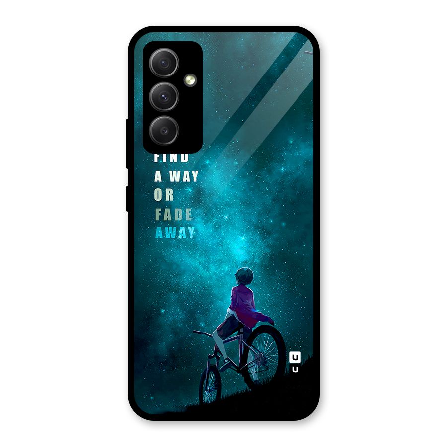 Find Your Way Glass Back Case for Galaxy A34