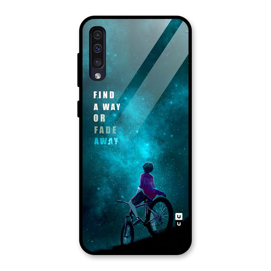 Find Your Way Glass Back Case for Galaxy A50