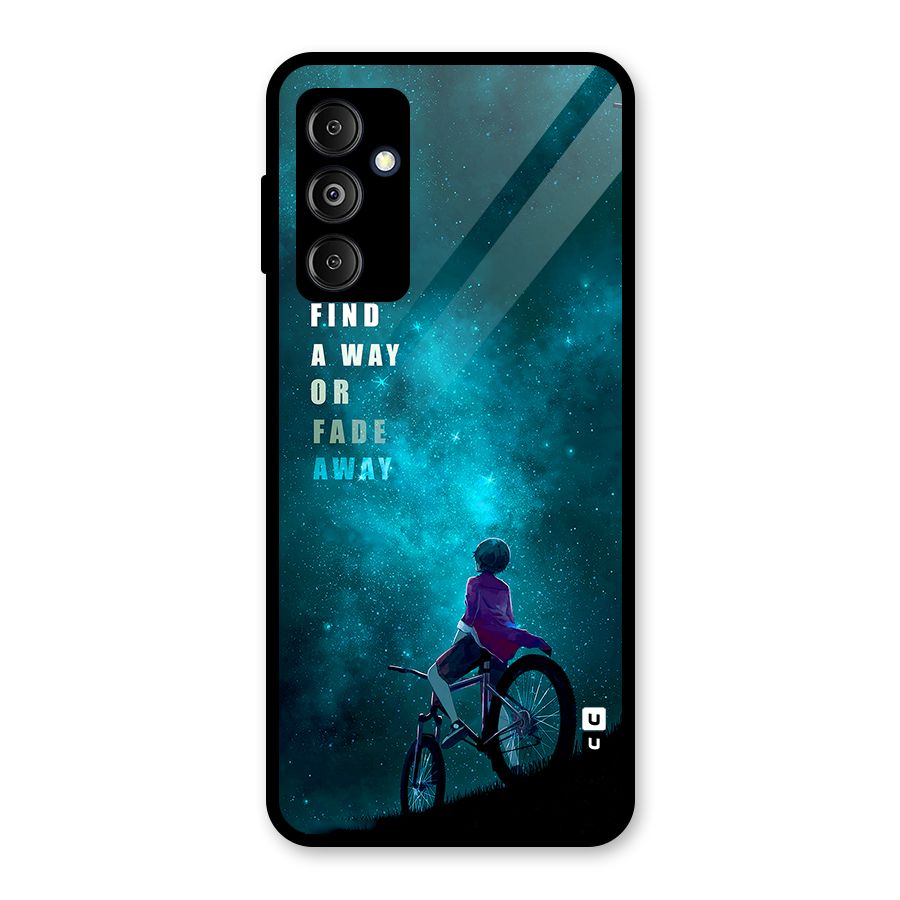 Find Your Way Glass Back Case for Galaxy M14 5G